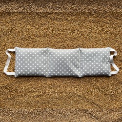 Bouillotte bande pois blancs