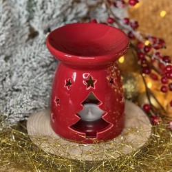 Brûle parfum Noël rouge