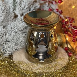 Brûle parfum Noël doré